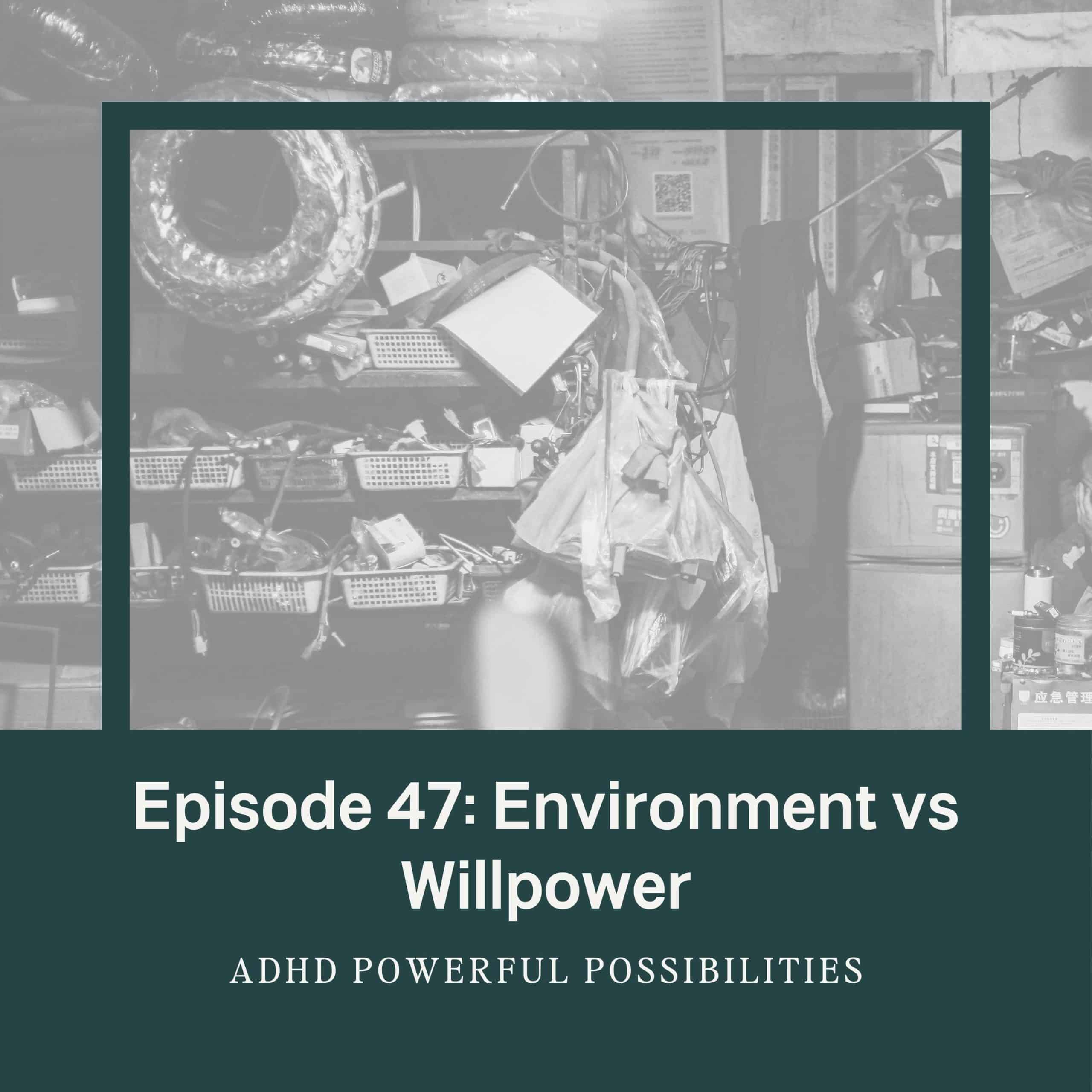 ADHD Environment vs Willpower