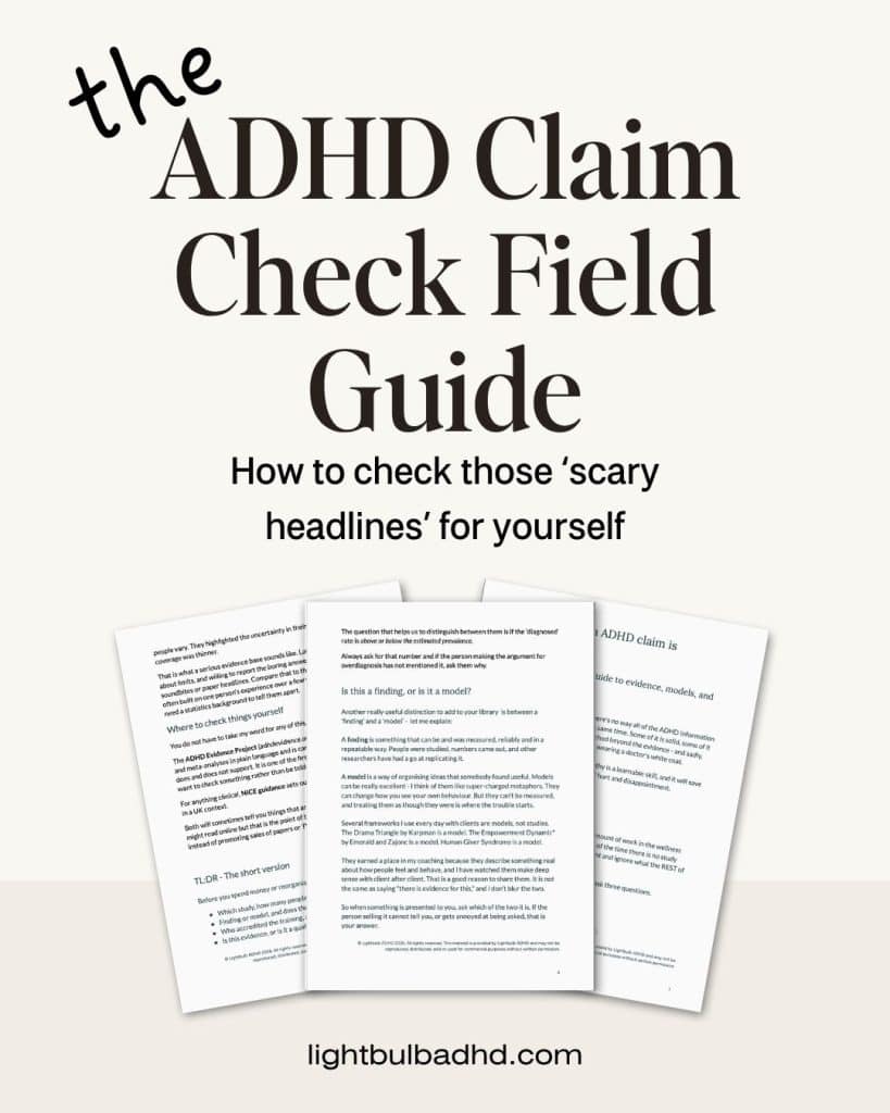ADHD Claim Check Field Guide